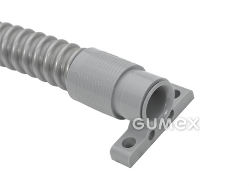 Konektor ADH 174 k přišroubování pro ochranné hadice 14mm, IP40, EN 60529, PA6, -35°C/+80°C, šedý